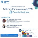 Invitación para la segunda sesión del TPN a realizarse el 29 de julio (Paciente Quirúrgico)